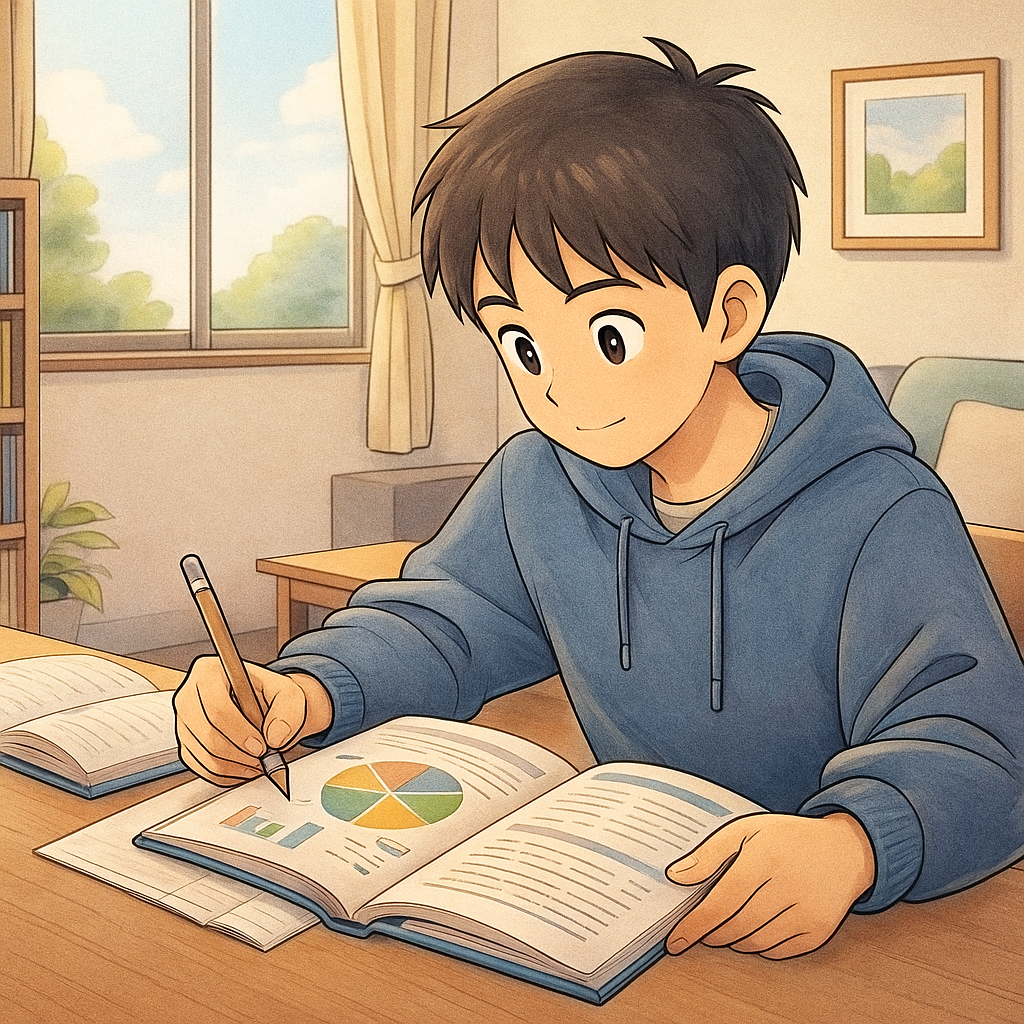 インプットの具体例紹介③：「図やグラフを先に見てから本文を読む」