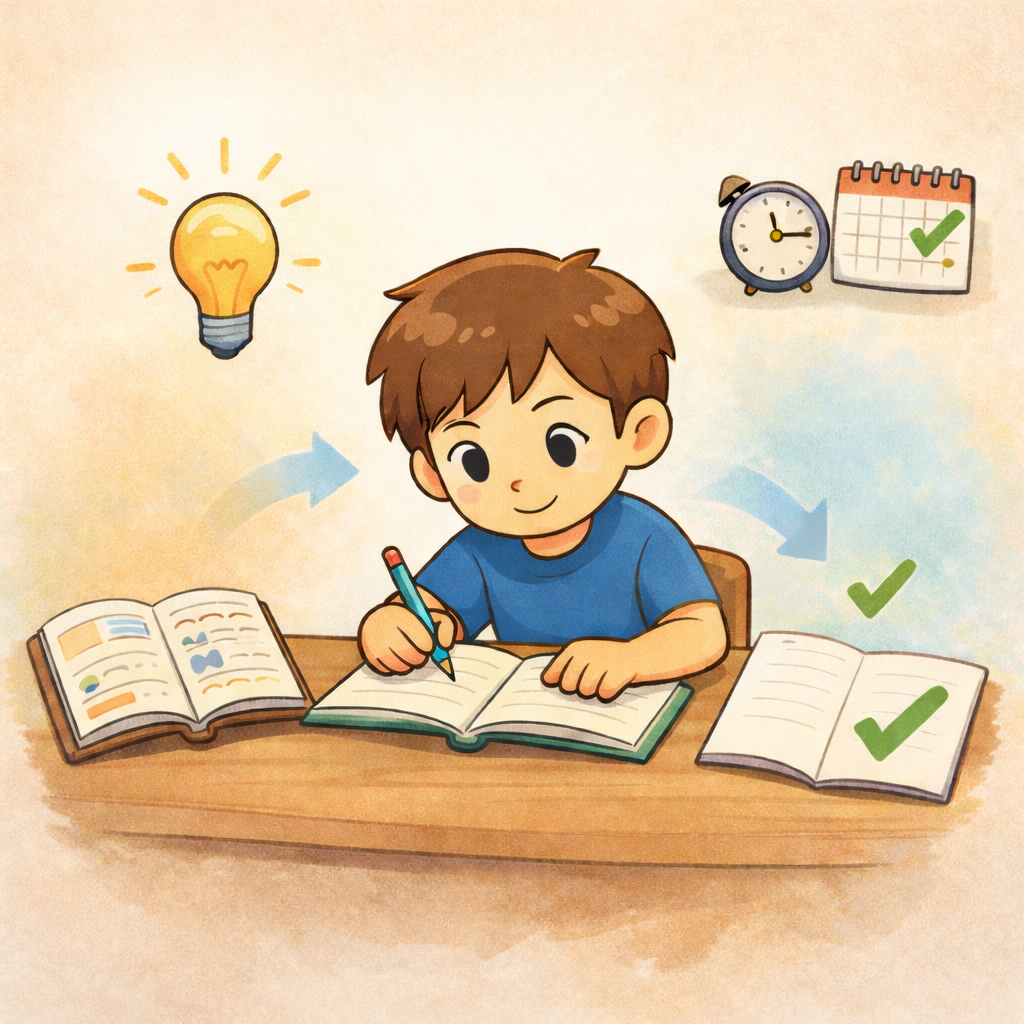 勉強の罠から抜ける：アウトプットって結局なに？「わかった」と「できた」の違い